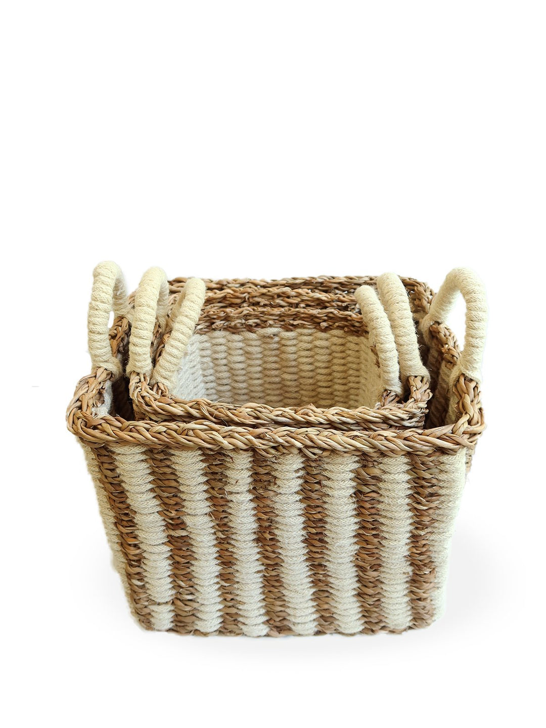 Handcrafted Jute and Seagrass Baskets