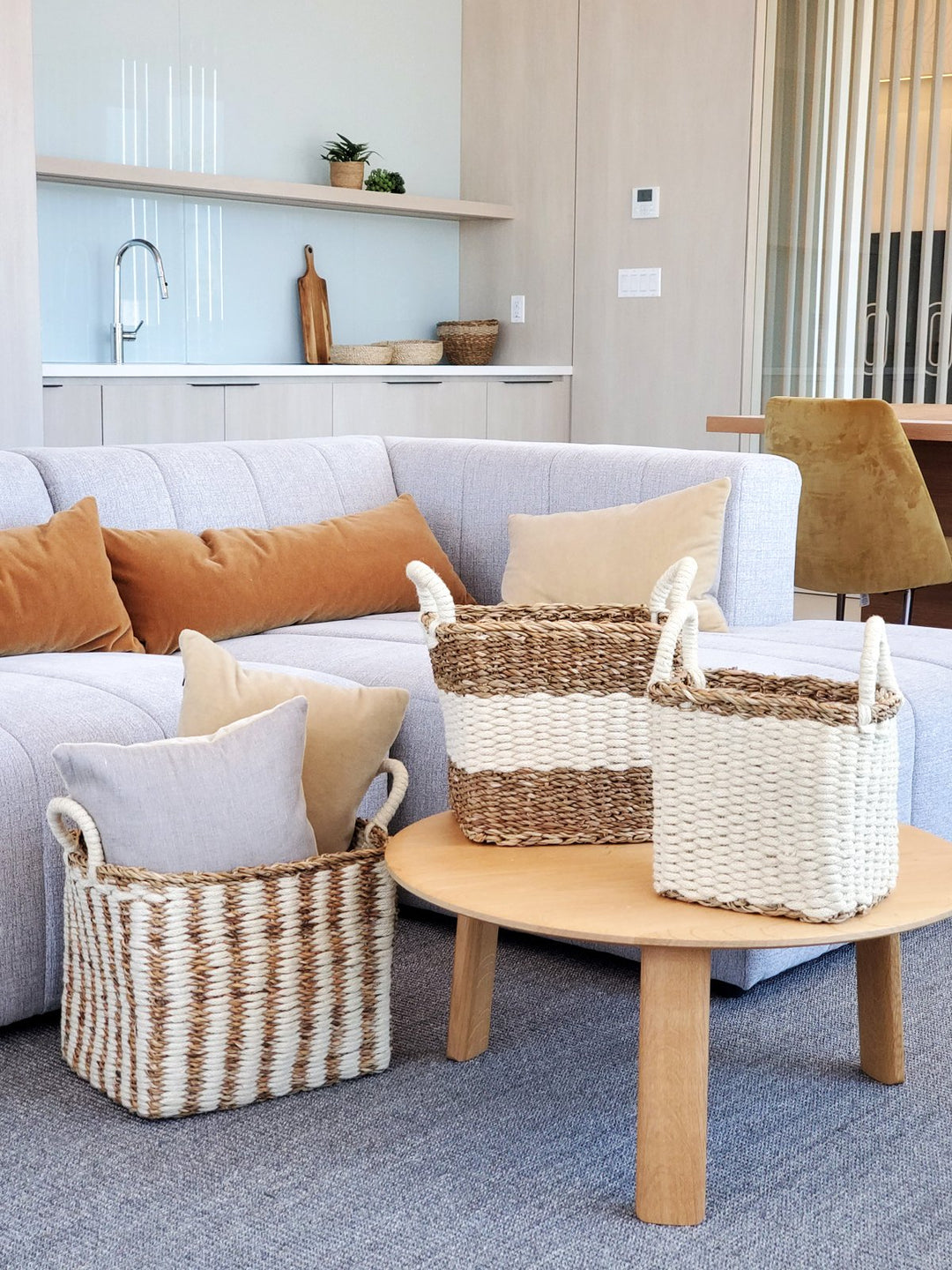 Handcrafted Jute and Seagrass Baskets